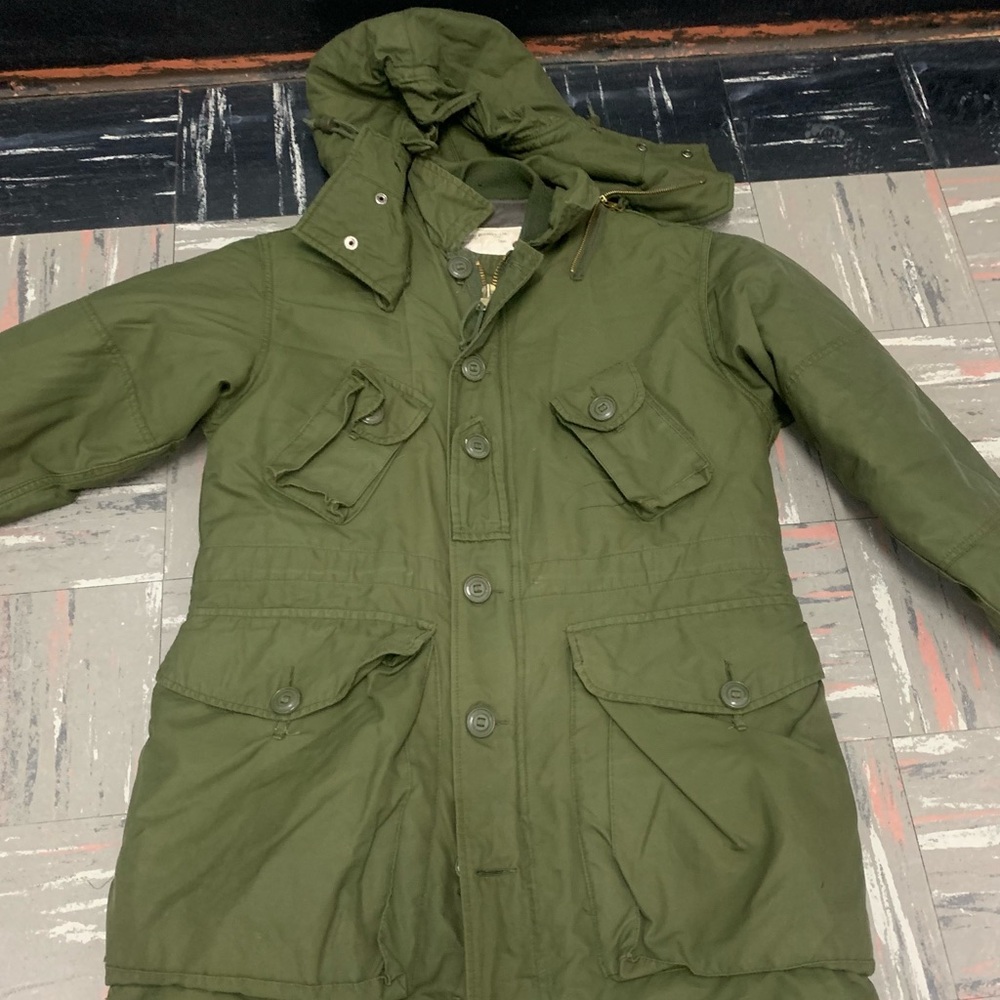Men's Green Parka Jacket